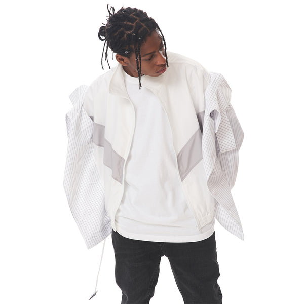 Contrasted Trench Windbreaker
