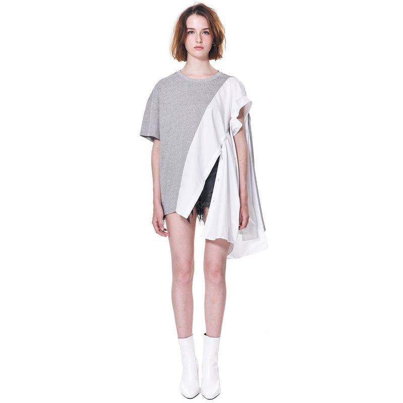 Multi-wear Patched Tee-shirt