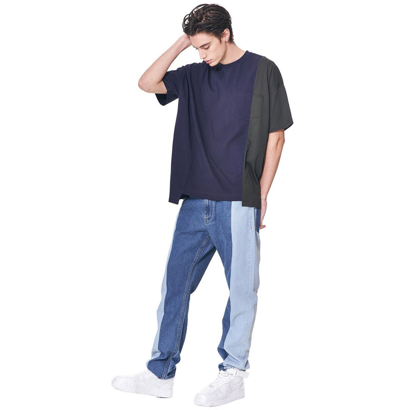 Contrast-panel Tee