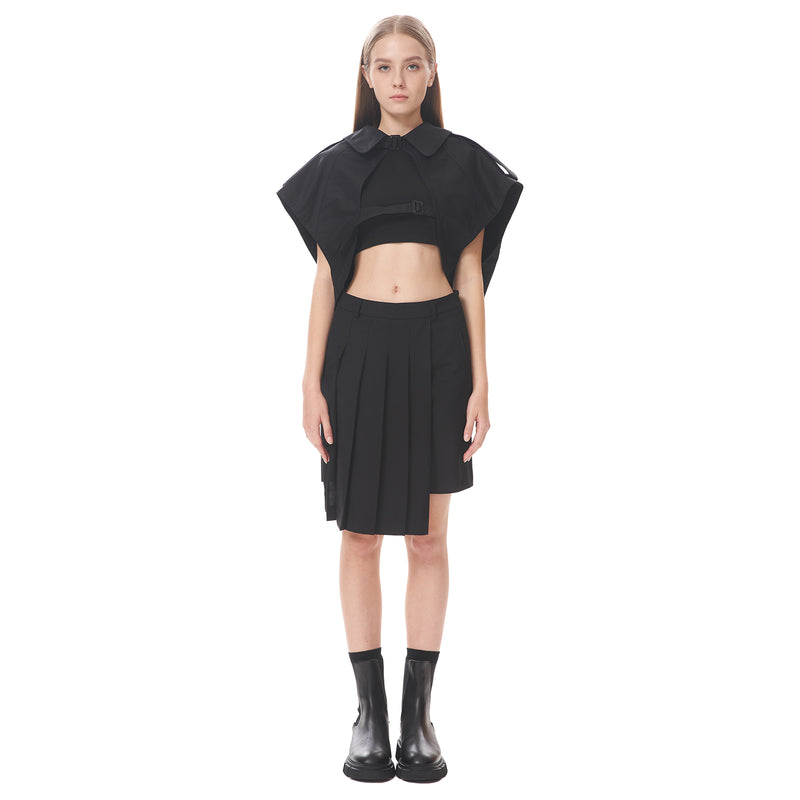 Unbalanced Pleated Culottes