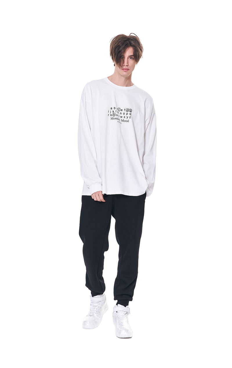 MONDAY MOOD PANIC LONG SLEEVE TEE