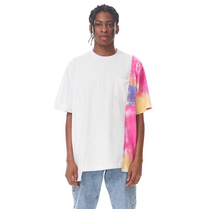 Colour-blocked Patch Tee