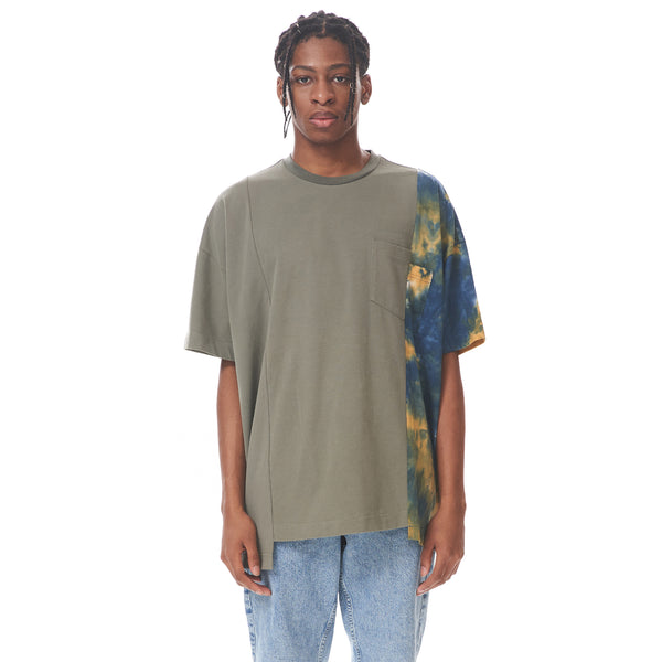 Colour-blocked Patch Tee