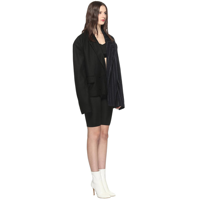 SOLO Receipt Asymmetric Patch Blazer