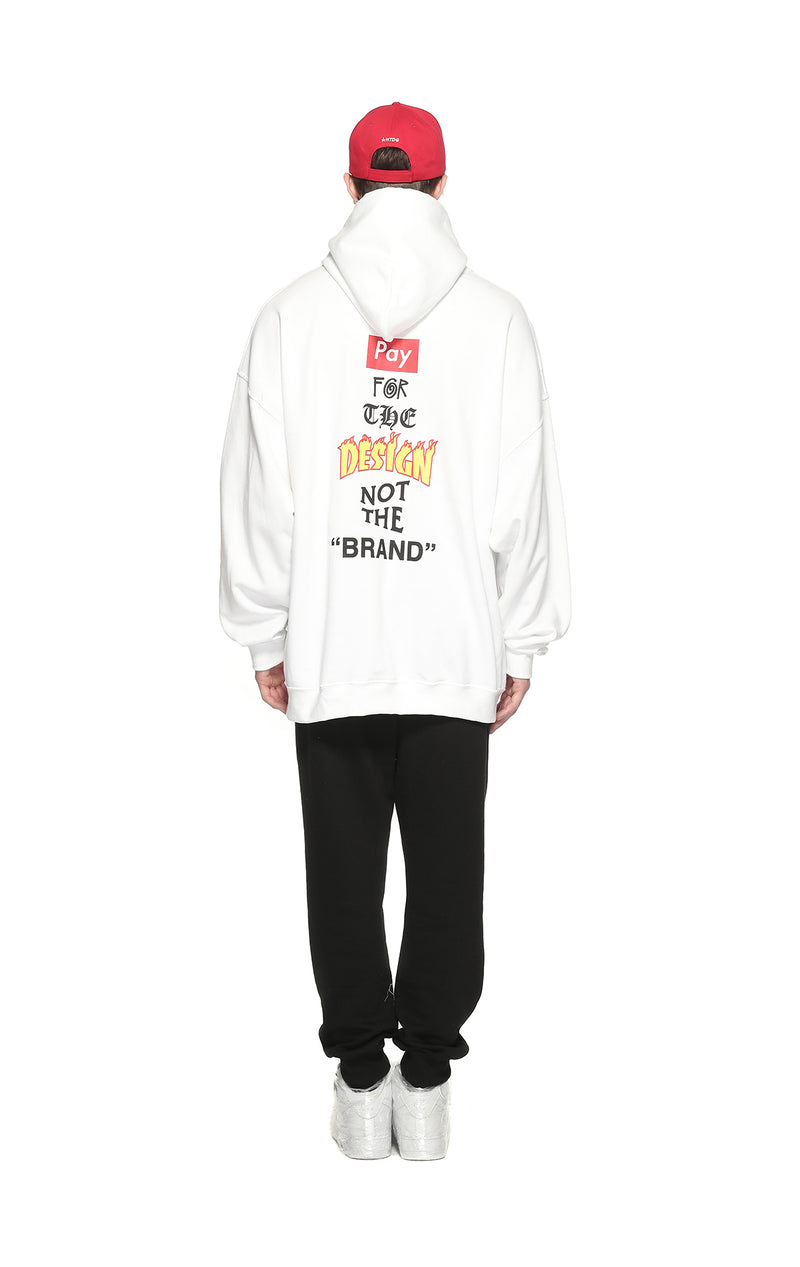 “PAY FOR THE DESIGN, NOT THE BRAND” Hoodie